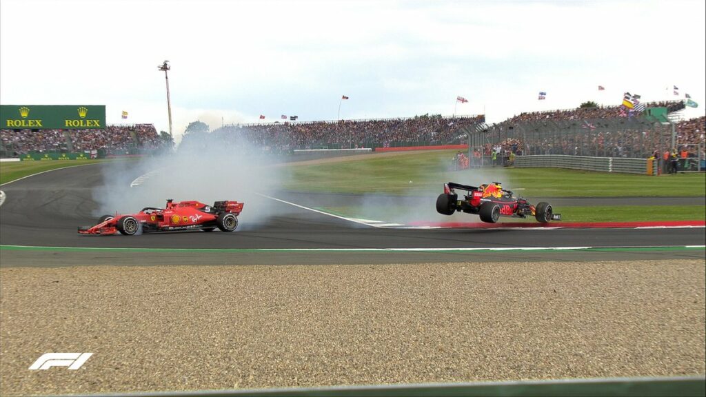Vidéo : Le contact entre Sebastian Vettel et Max Verstappen