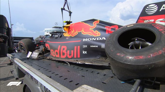 F1 - Gros crash pour Pierre Gasly