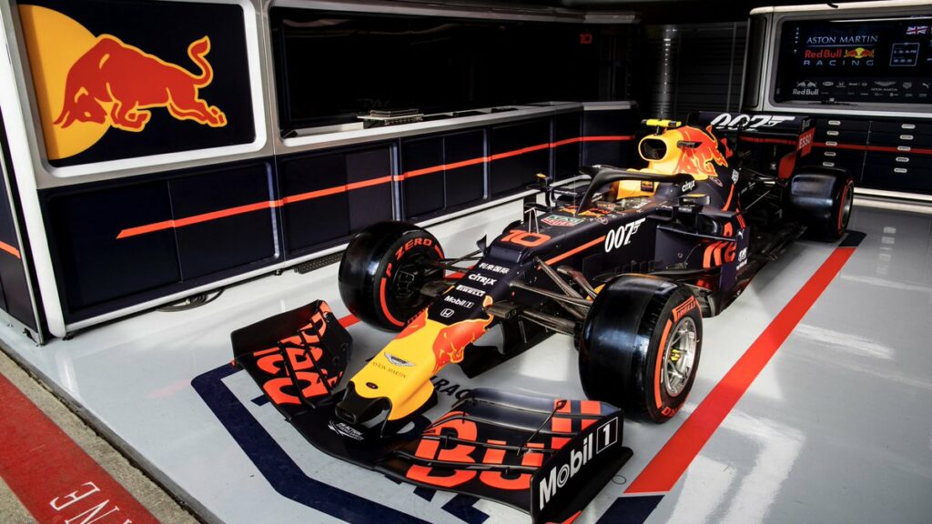 Une livrée spéciale James Bond pour Red Bull à Silverstone