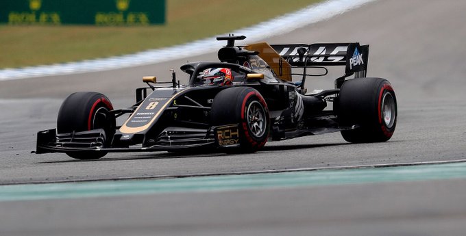 F1 - Grosjean content d'être dans les points, mais Haas n'a pas réglé ses problèmes