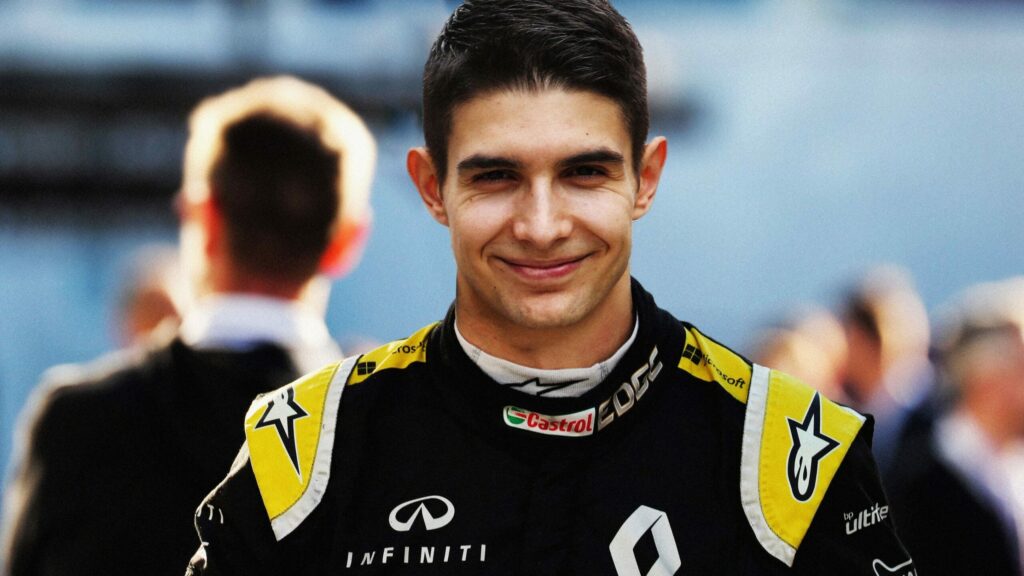 Première journée en jaune pour Esteban Ocon