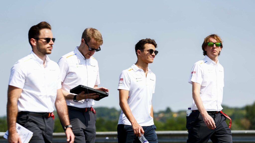 Lando Norris se sent bien plus détendu qu’en début d’année chez McLaren