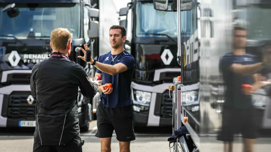 Nicholas Latifi au volant de la Williams FW42 ce vendredi à Spa