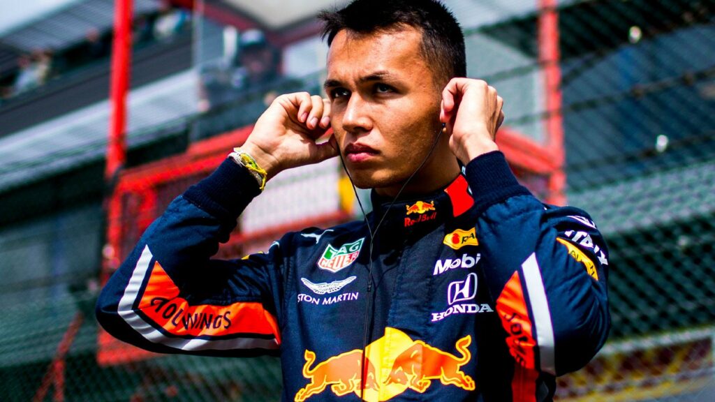 Alex Albon de passage dans le simulateur cette semaine avant Monza