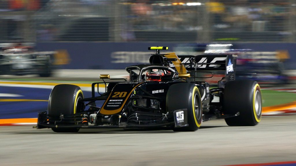 Magnussen termine dernier à Singapour à cause d’un sac plastique bloqué sur l’aileron de sa Haas