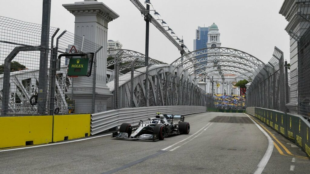 A quelle heure est programmée la séance de qualifications du GP de Singapour ?