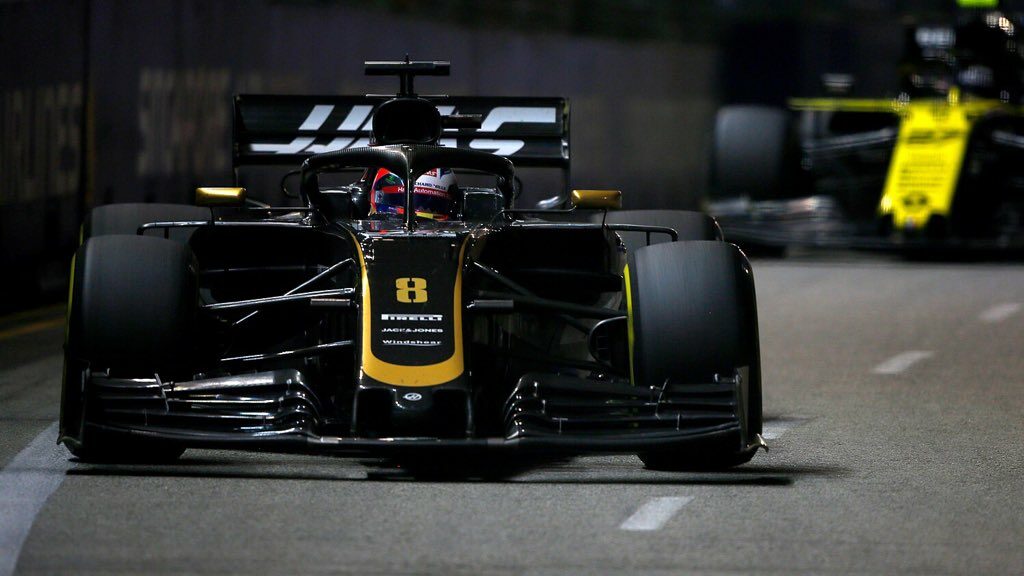 Romain Grosjean ne s’estime pas responsable de l’accrochage avec la Williams de Russell
