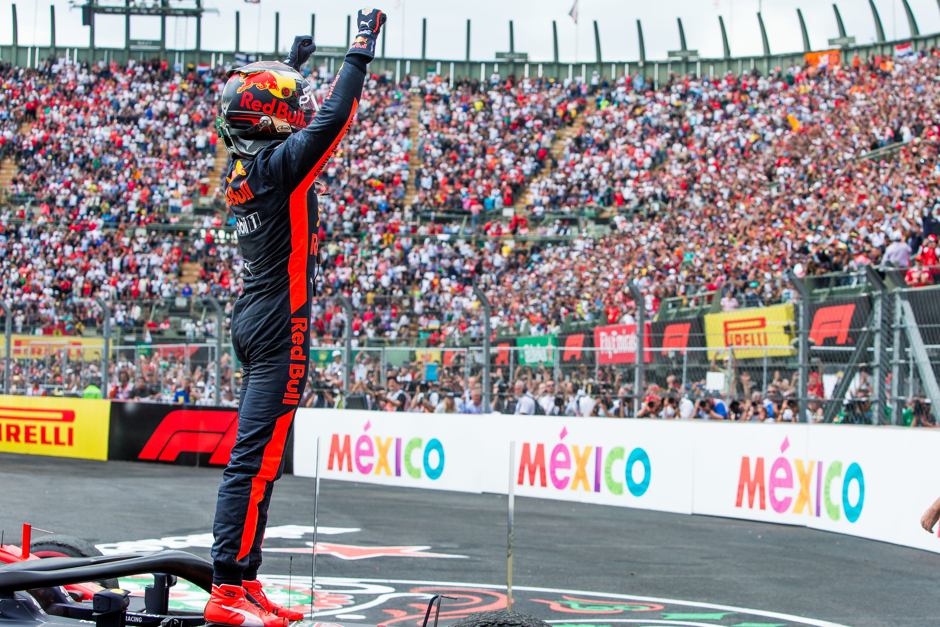 Le vainqueur du Grand Prix du Mexique ira sur le podium avec sa monoplace