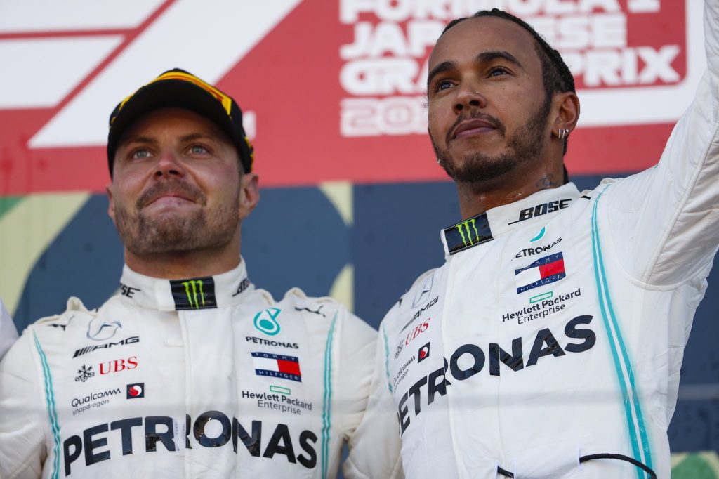 lewis hamilton et Valtteri Bottas