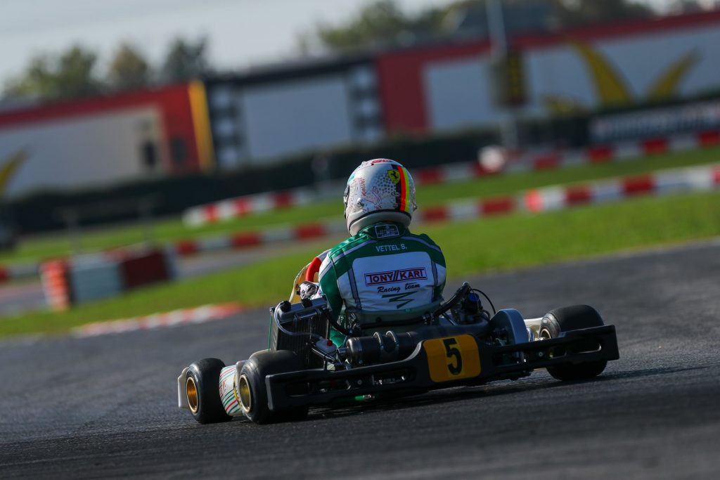 sebastian vettel karting italie