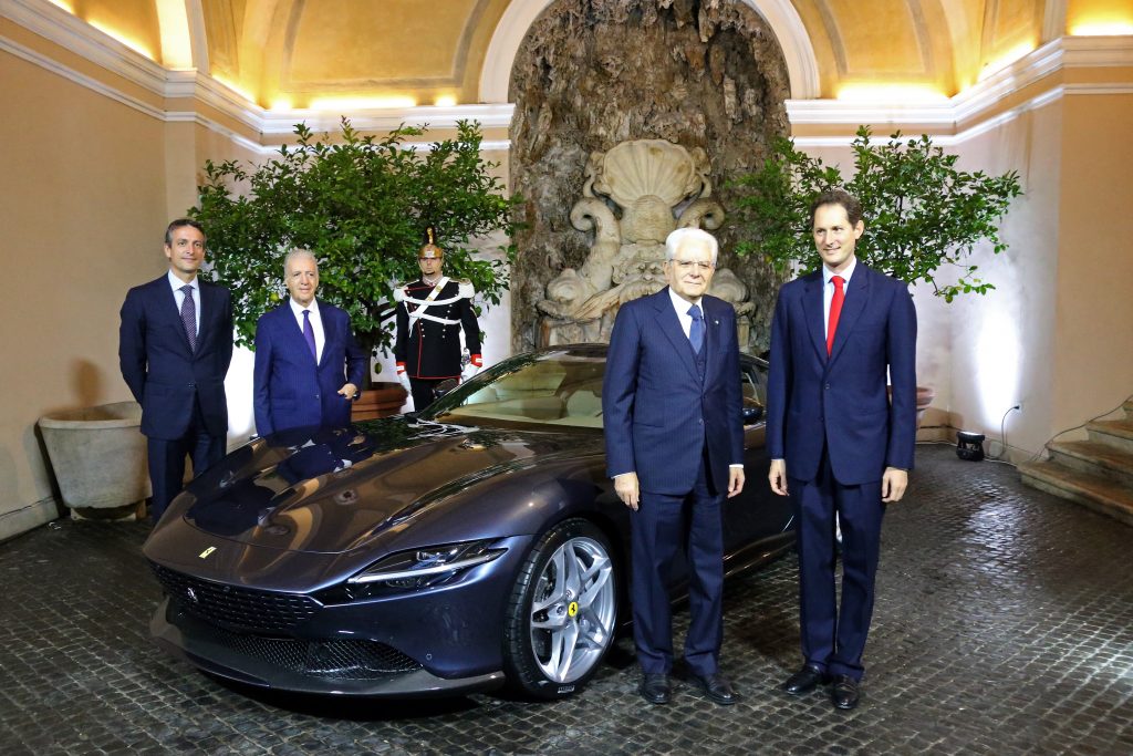 président de Ferrari John Elkann