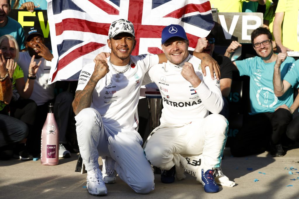 pilotes mercedes 2019 Hamilton et bottas