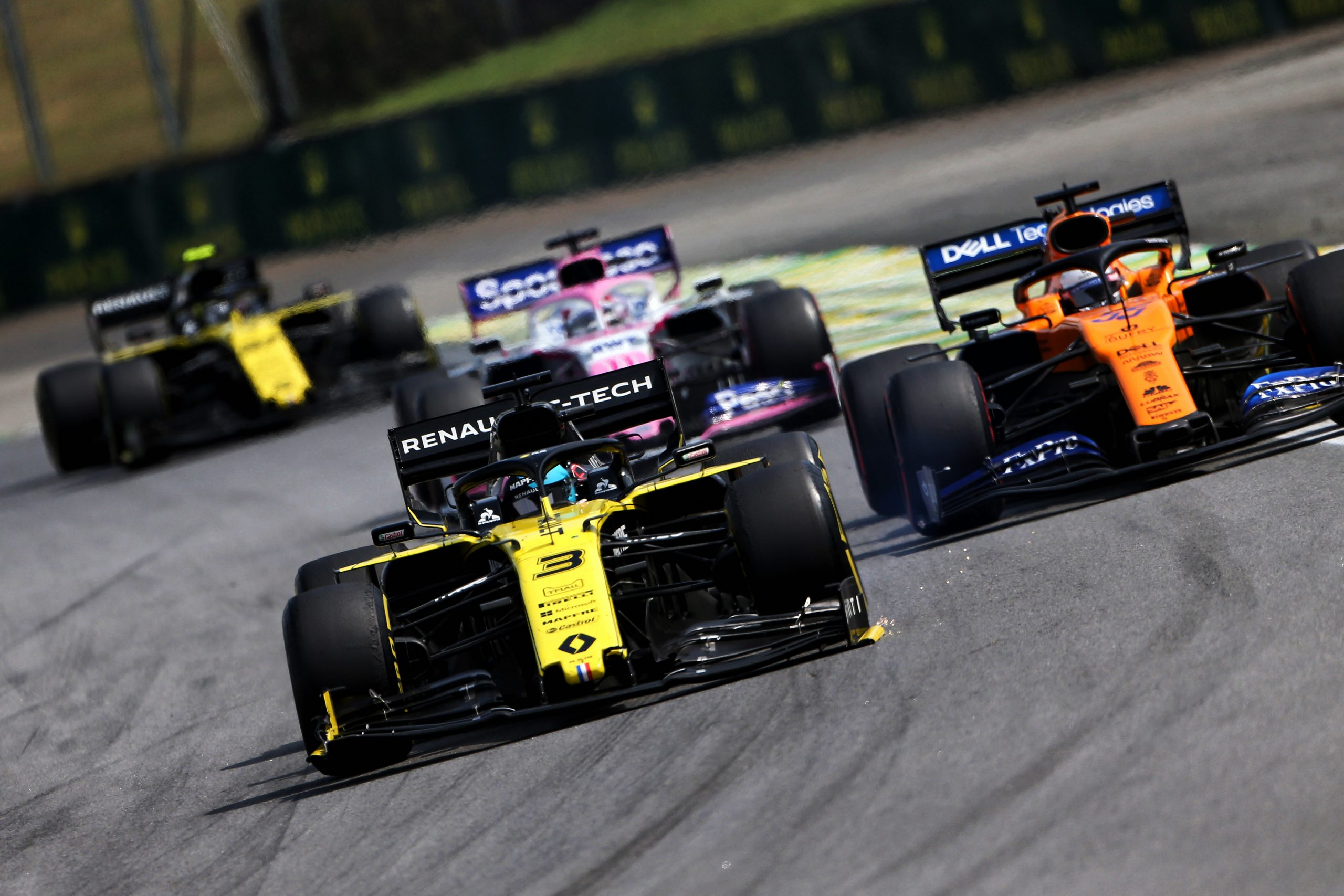 F1 - Sixième à l'arrivée, Daniel Ricciardo s'en sort bien à Interlagos