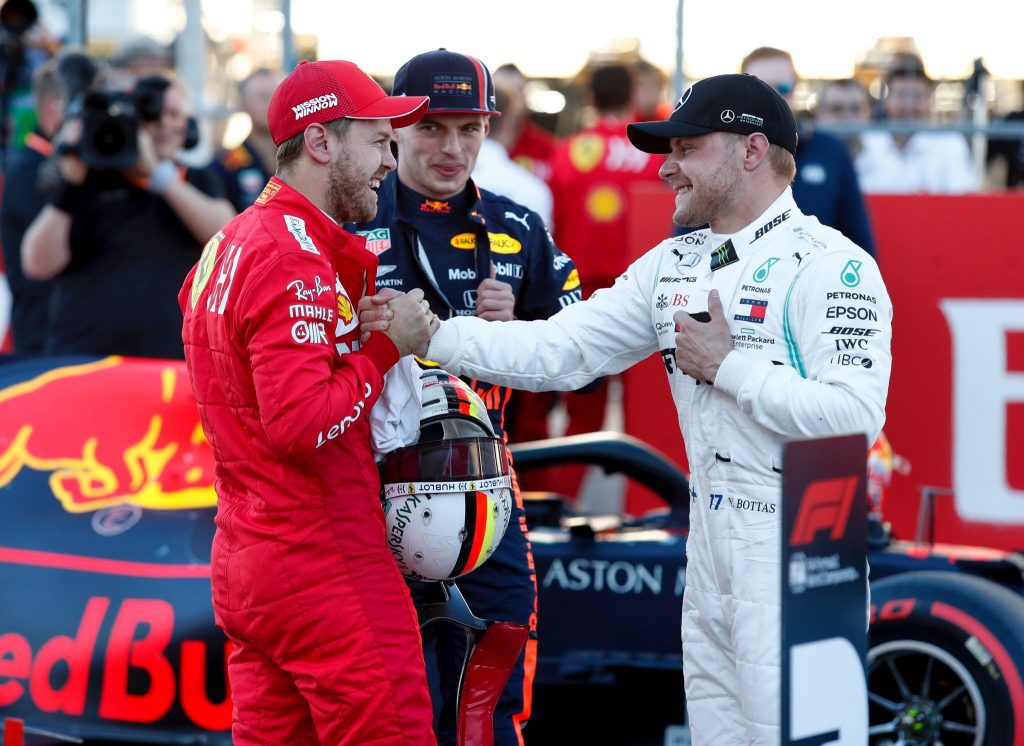 sebastian vettel et Valtteri Bottas