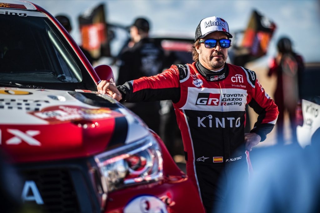 fernando alonso dakar 2020 toyota