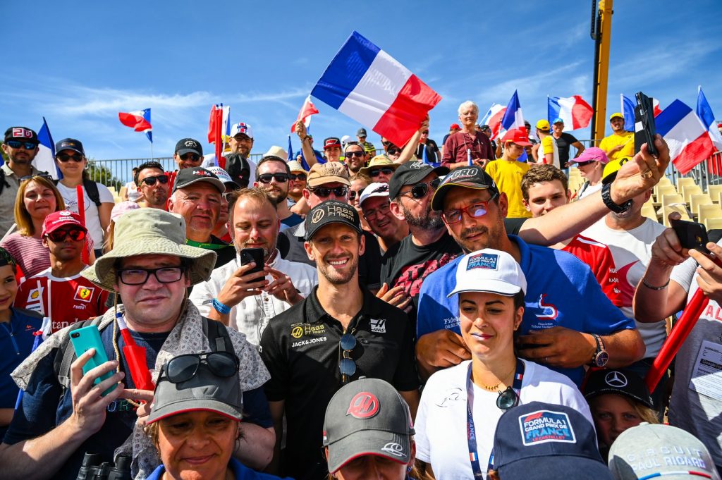 tribune France gp espagne 2020