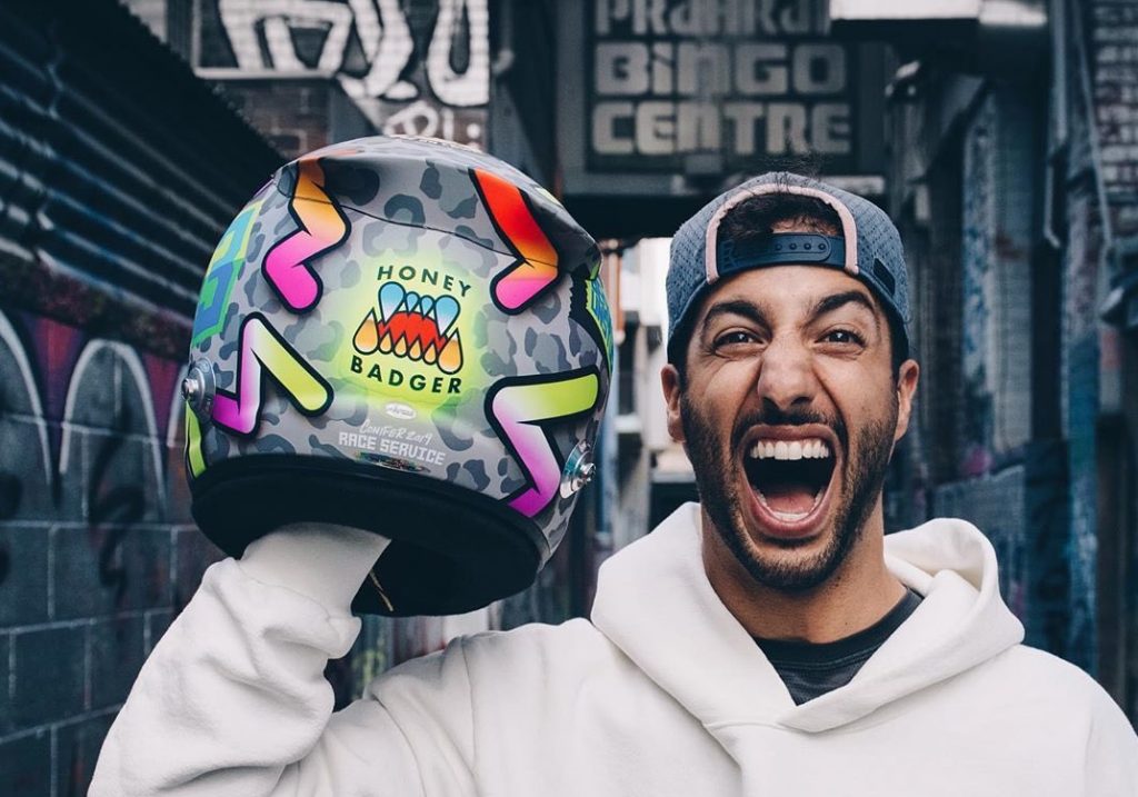 casque 2020 daniel ricciardo