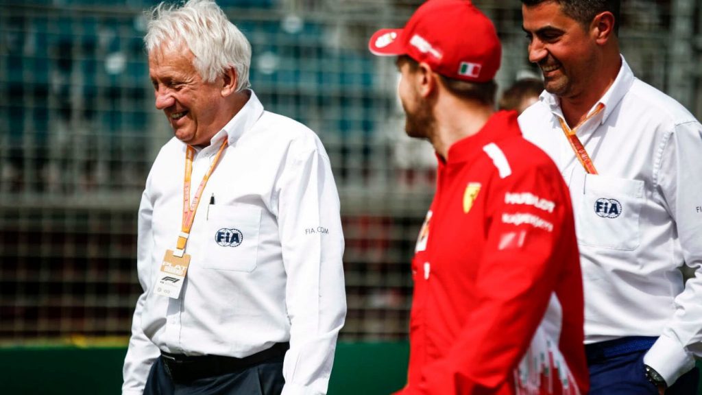 charlie Whiting FIA F1