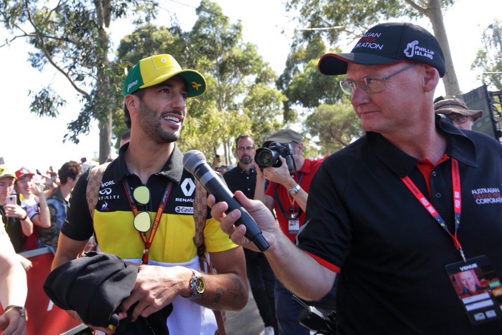 daniel ricciardo Renault F1 contrat