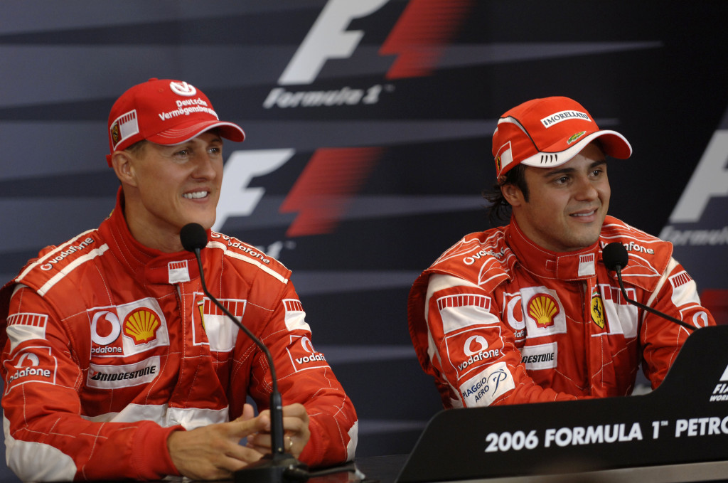 Felipe Massa et Michael Schumacher Ferrari