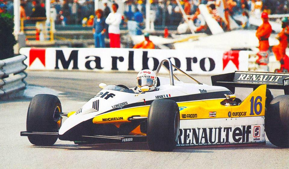rené arnoux monaco 1982 Renault F1