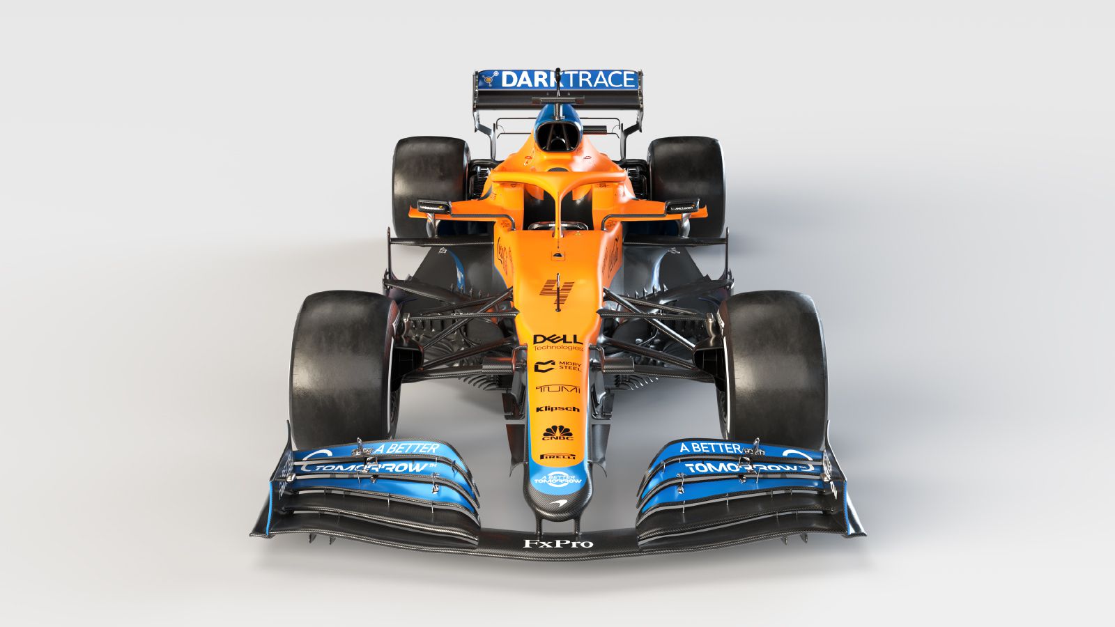 F1 - La McLaren MCL35M en piste ce mardi à Silverstone
