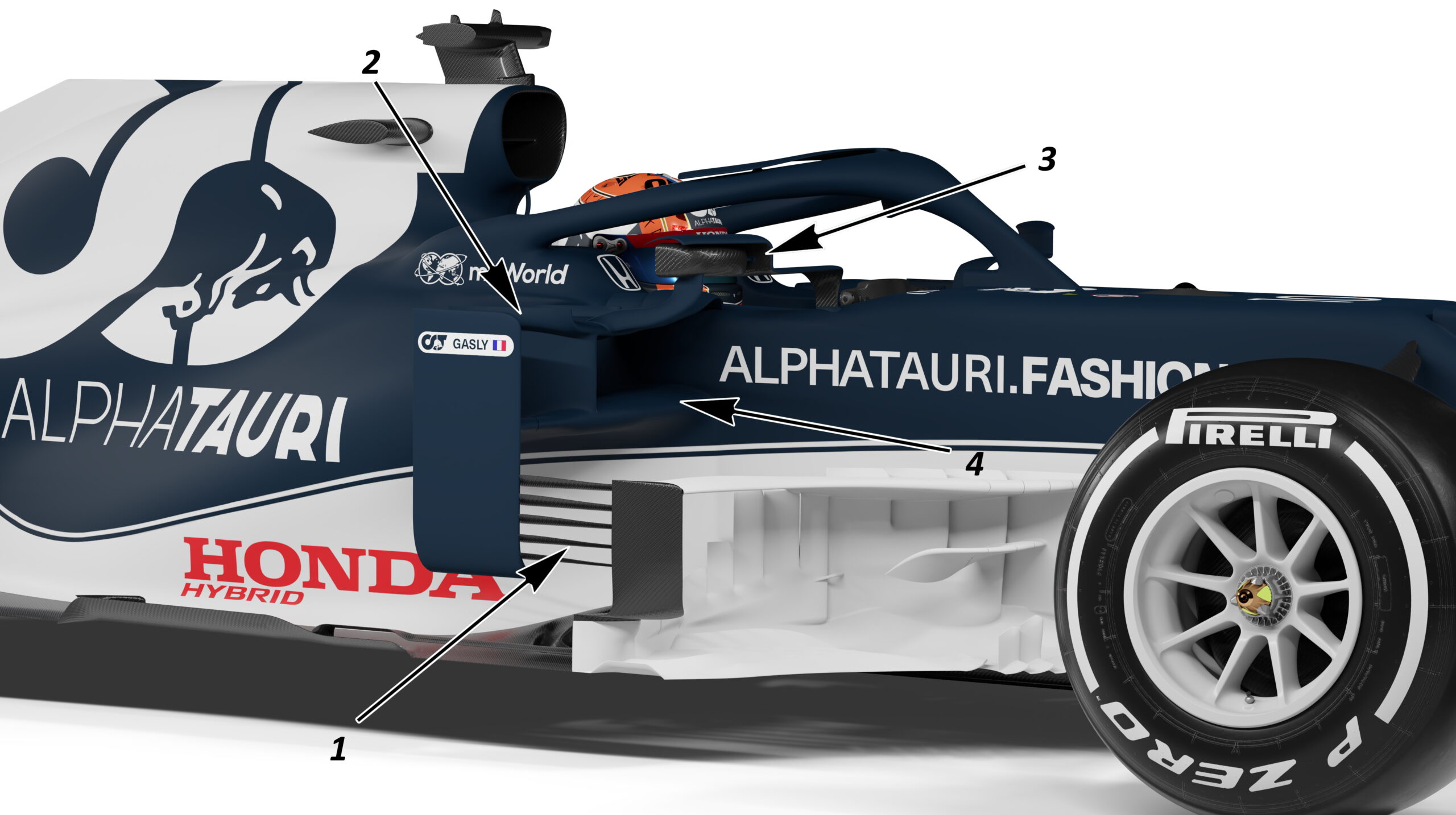 F1 - Technique F1 : l'AlphaTauri AT02 à la loupe