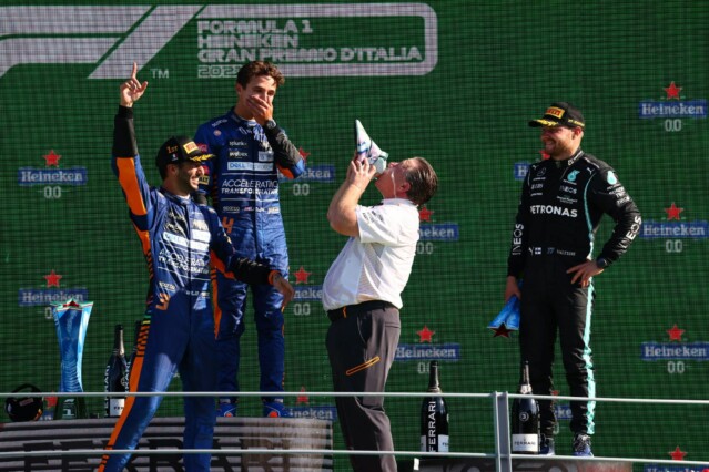 F1 - Daniel Ricciardo remporte son pari fait avec son patron
