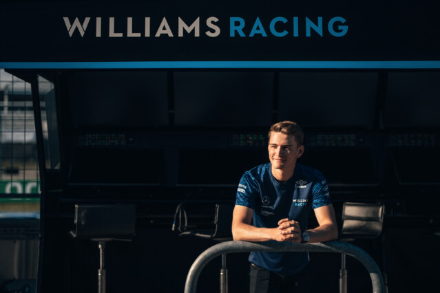 F1 - Logan Sargeant au volant de la Williams pour les tests à Abou Dhabi