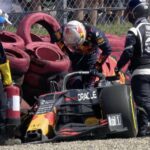 F1 - Le casque que portait Verstappen à Silverstone lors de son crash exposé