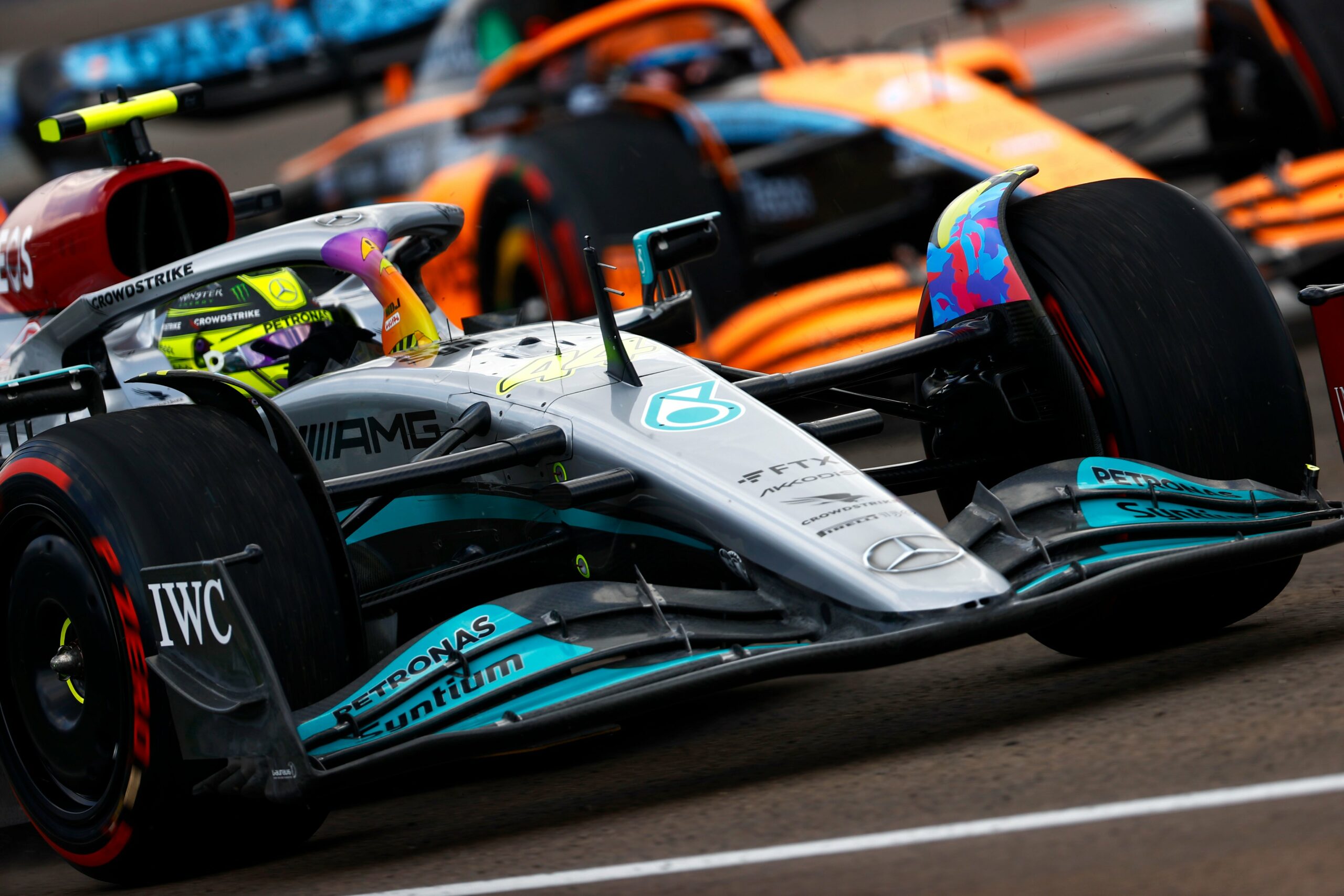 F1 - Hamilton et Russell prudemment optimistes avec les nouveautés introduites par Mercedes F1