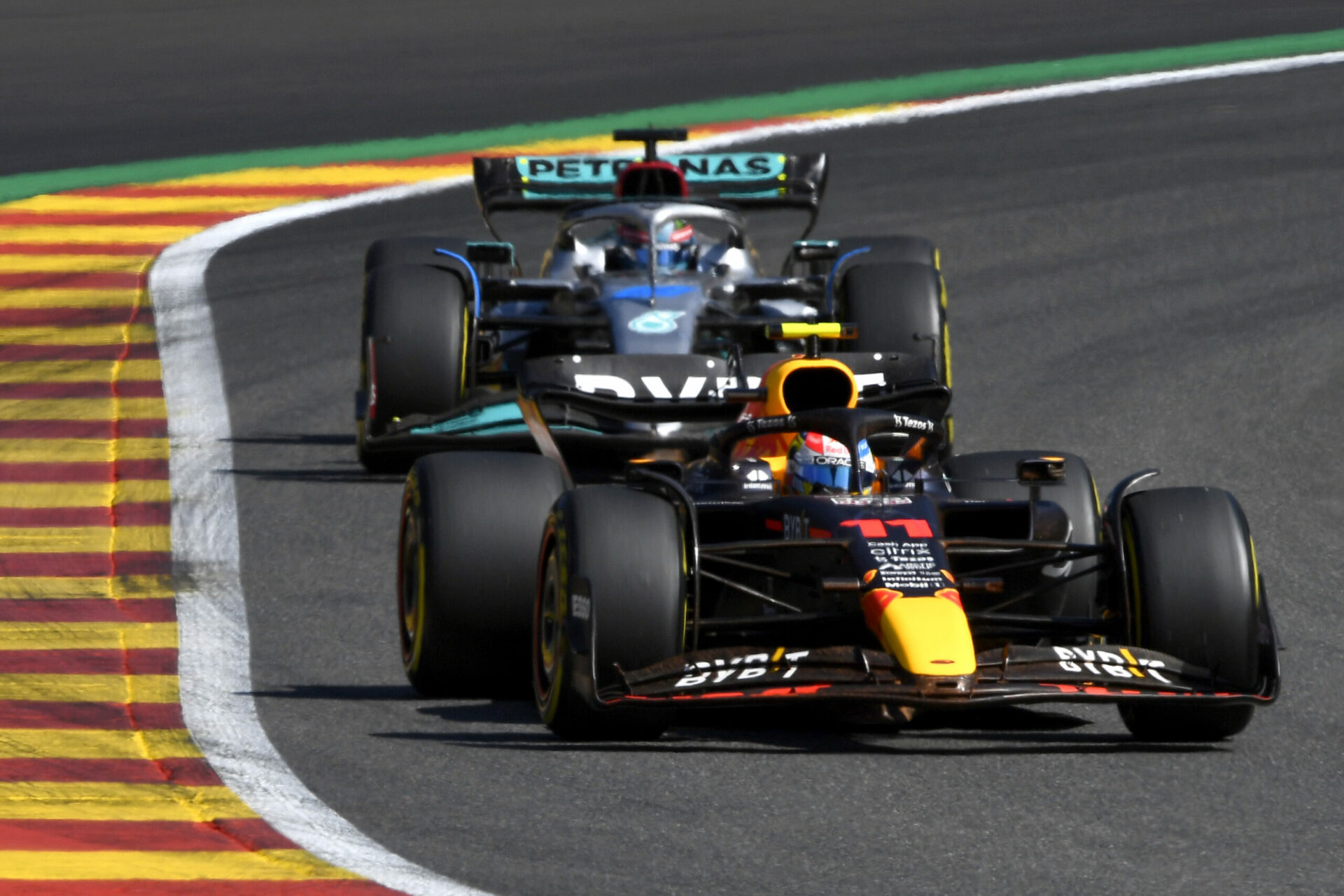 F1 - De façon ironique, Horner remercie Mercedes après le doublé Red Bull à Spa