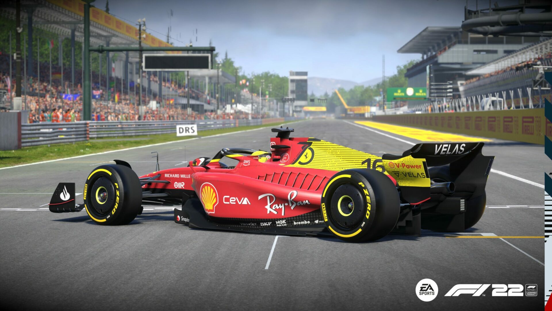 F1 - La livrée spéciale GP d'Italie de Ferrari bientôt disponible dans le jeu F1 22