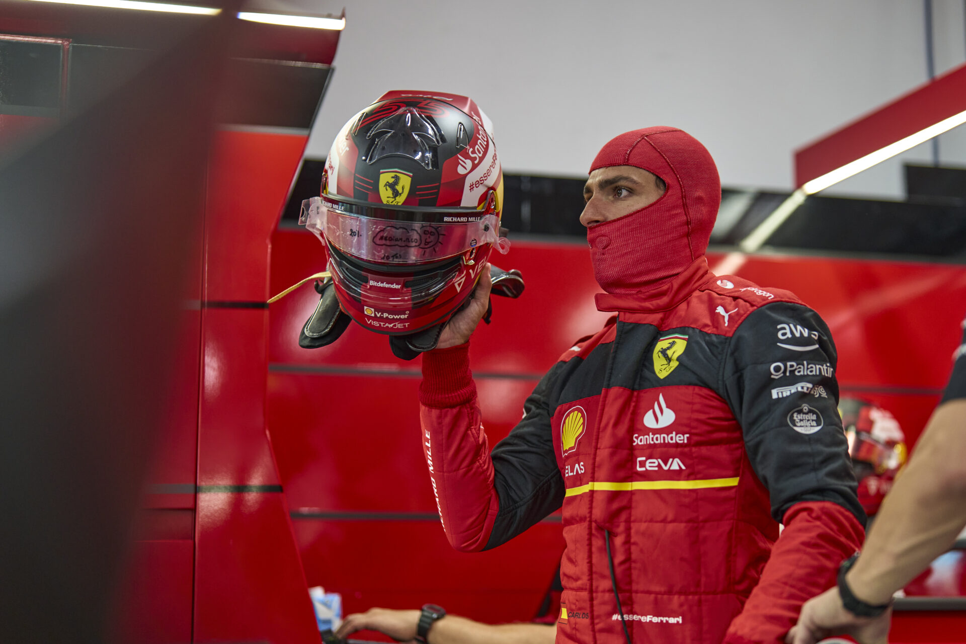 Sainz Singapour Ferrari