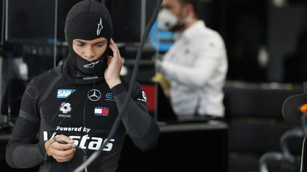 Nyck de Vries au volant de la Mercedes en EL1 à Mexico