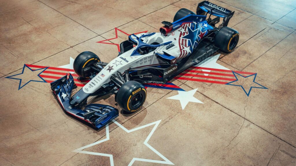 Une livrée spéciale US chez Williams