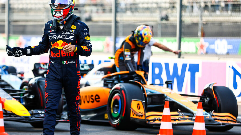 Sergio Perez ralenti par des problèmes électriques ce samedi en qualifications