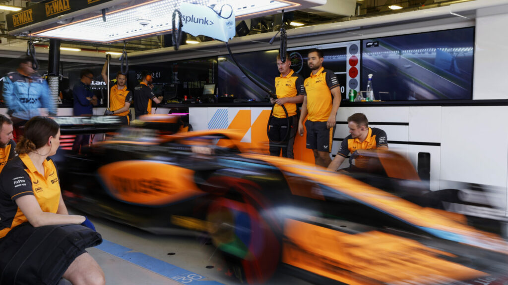 McLaren la plus rapide de la saison…dans les stands