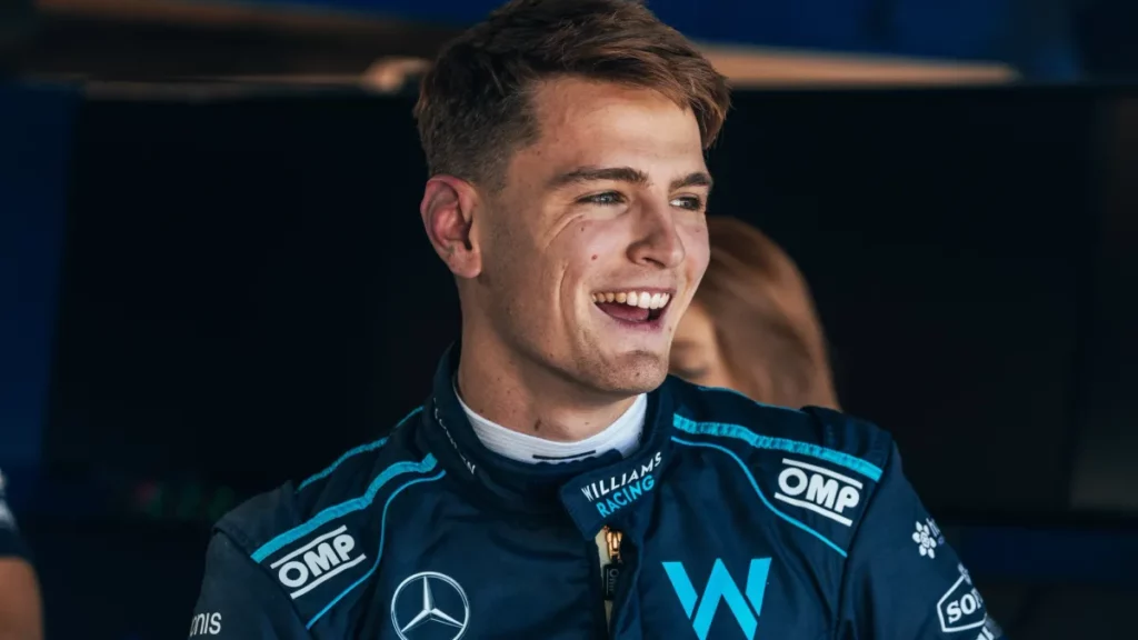 Logan Sargeant au volant de la Williams en EL2