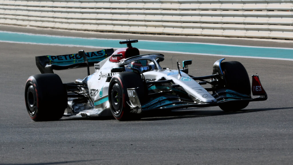 Mercedes préoccupée par la dégradation des pneus ce vendredi à Abou Dhabi