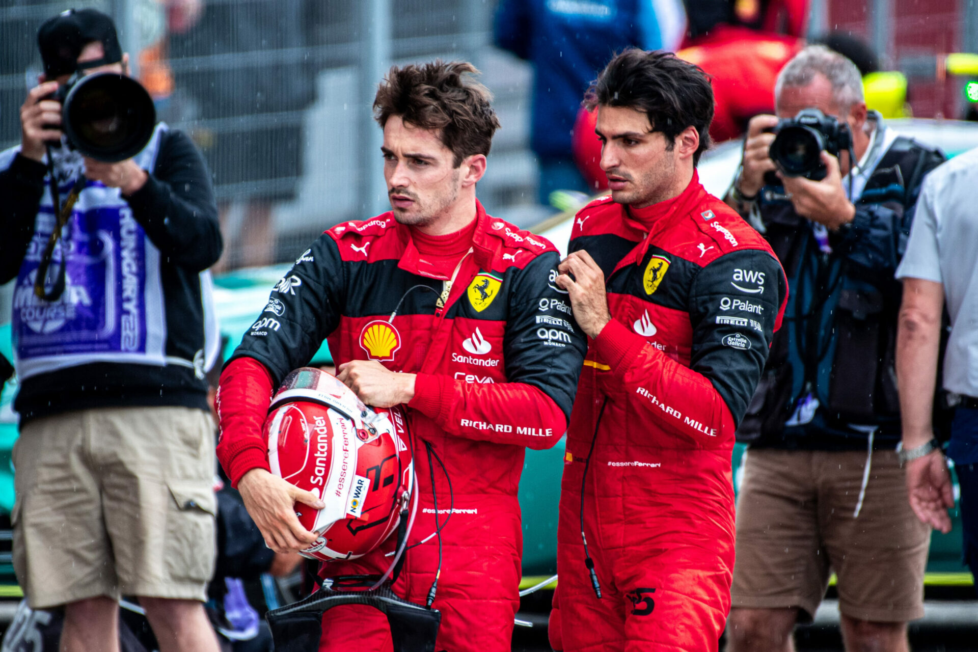 Charles Leclerc et Carlos Sainz chez Ferrari