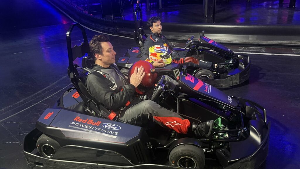Vidéo : Quand Jimmy Fallon défie Sergio Perez au karting