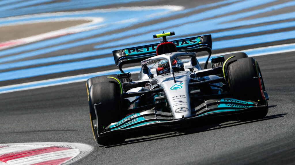 Mercedes en test au Paul Ricard