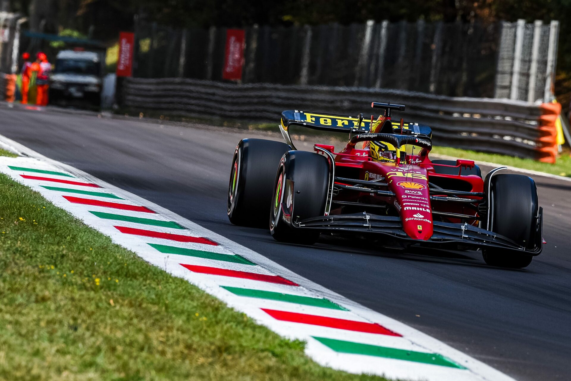 Ferrari F1-75 de Leclerc à Monza