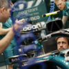 Aston Martin garage Alonso