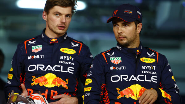 Sergio Perez et Max Verstappen