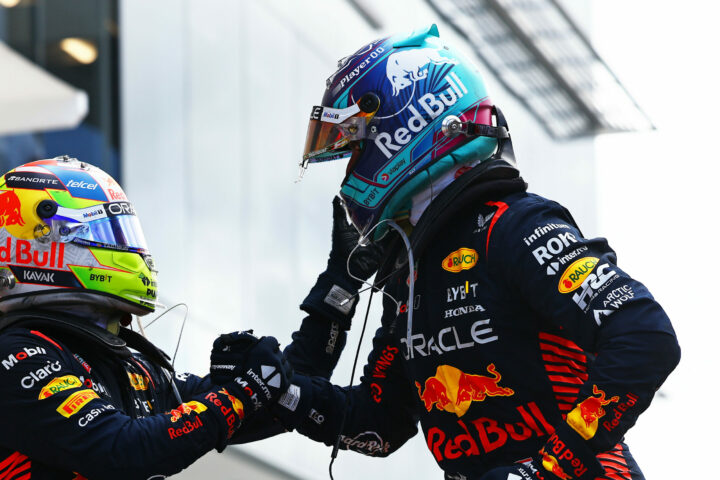 les deux pilotes Red Bull en F1