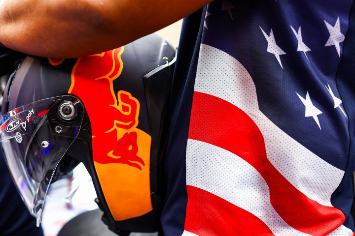drapeau américain F1