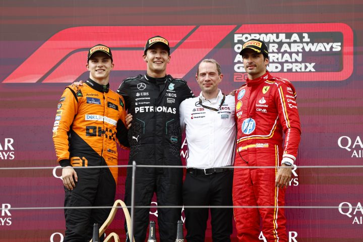 podium GP Autriche 2024