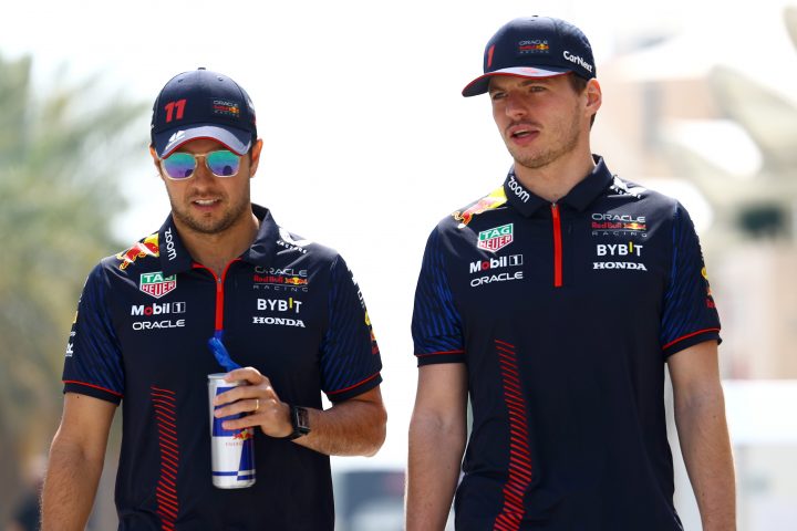 Max Verstappen et Sergio Perez Red Bull